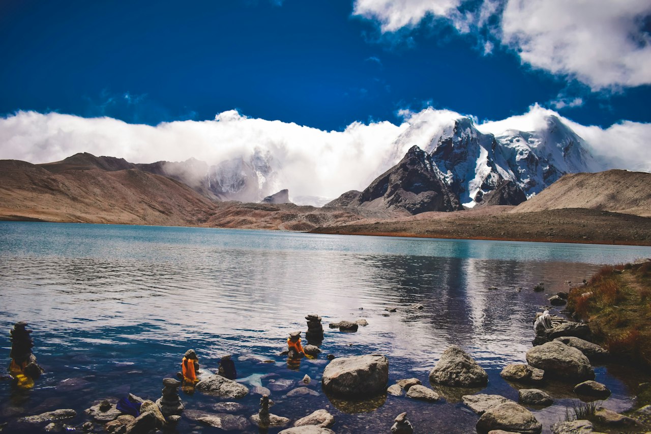North Sikkim: Lachung, Lachen & Gurudongmar — Yumthang in flower and a lake at 5,430 metres