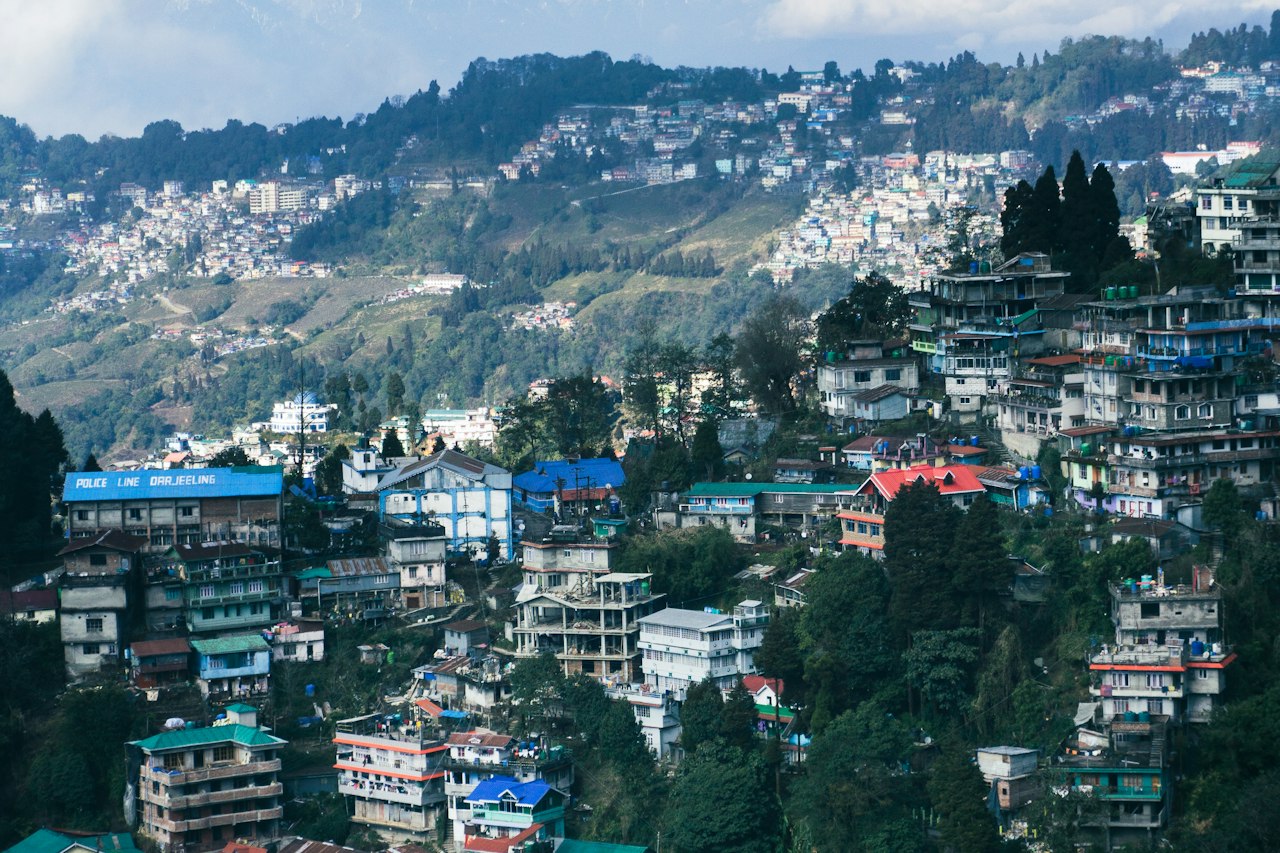 A hill town in the Eastern Himalaya
